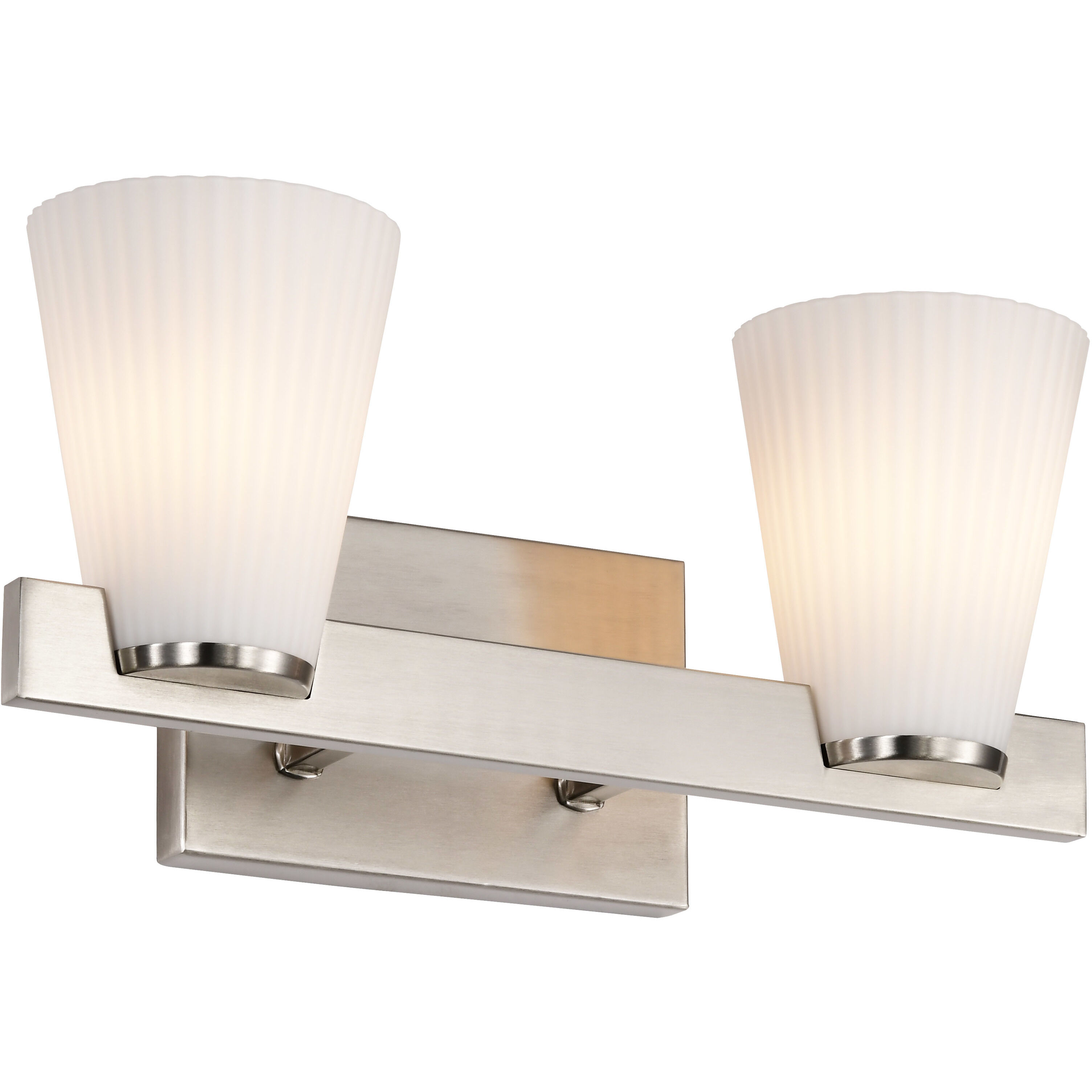Royale 14.63 inch Brushed Nickel Vanity Wall Light