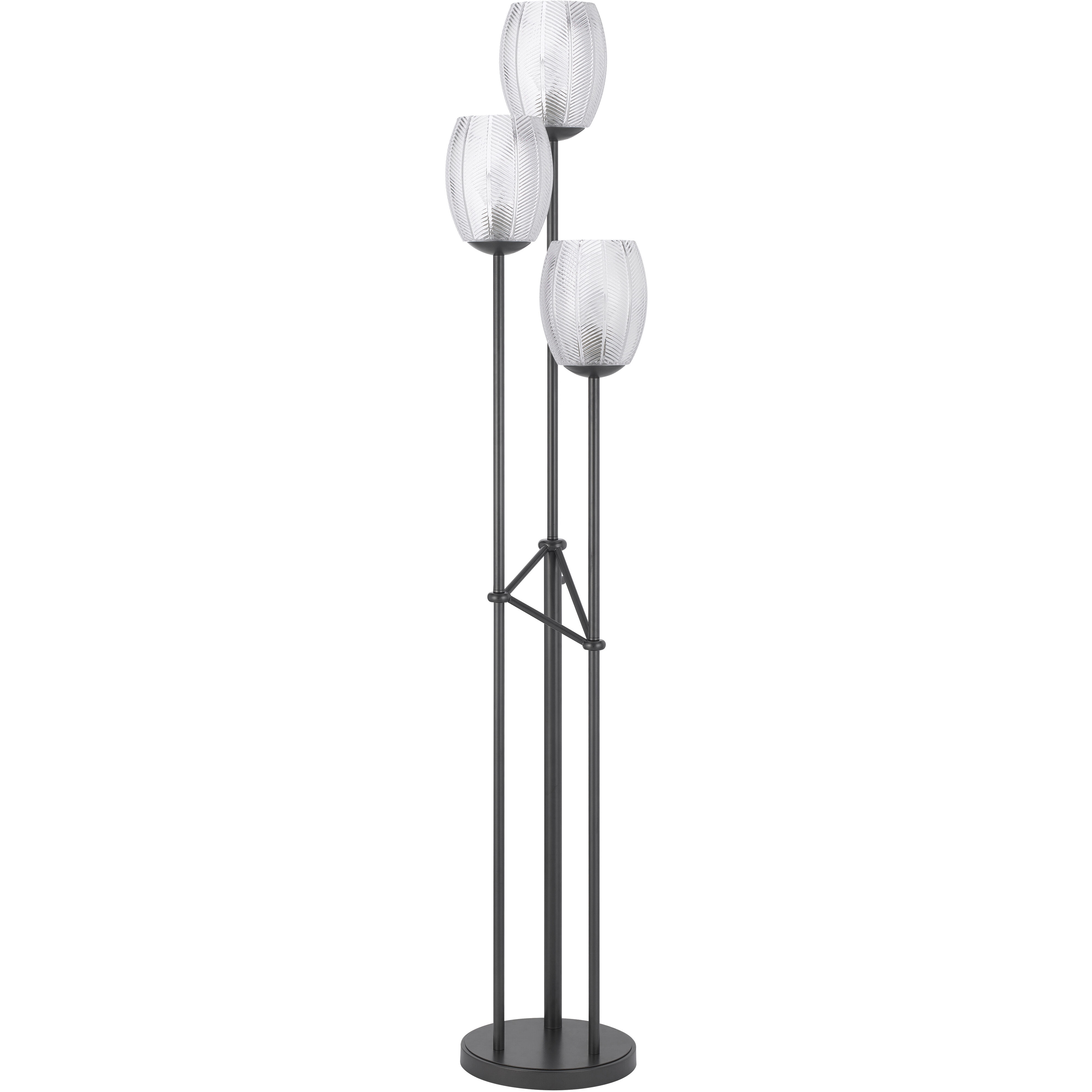 Oconto 71 inch 60.00 watt Matte Black Floor Lamp Portable Light
