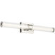 Laurene LED 31 inch Polished Nickel Linear Bath Bar Wall Light, Large