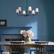 Pallas 6 Light 32.25 inch Black Chandelier Ceiling Light