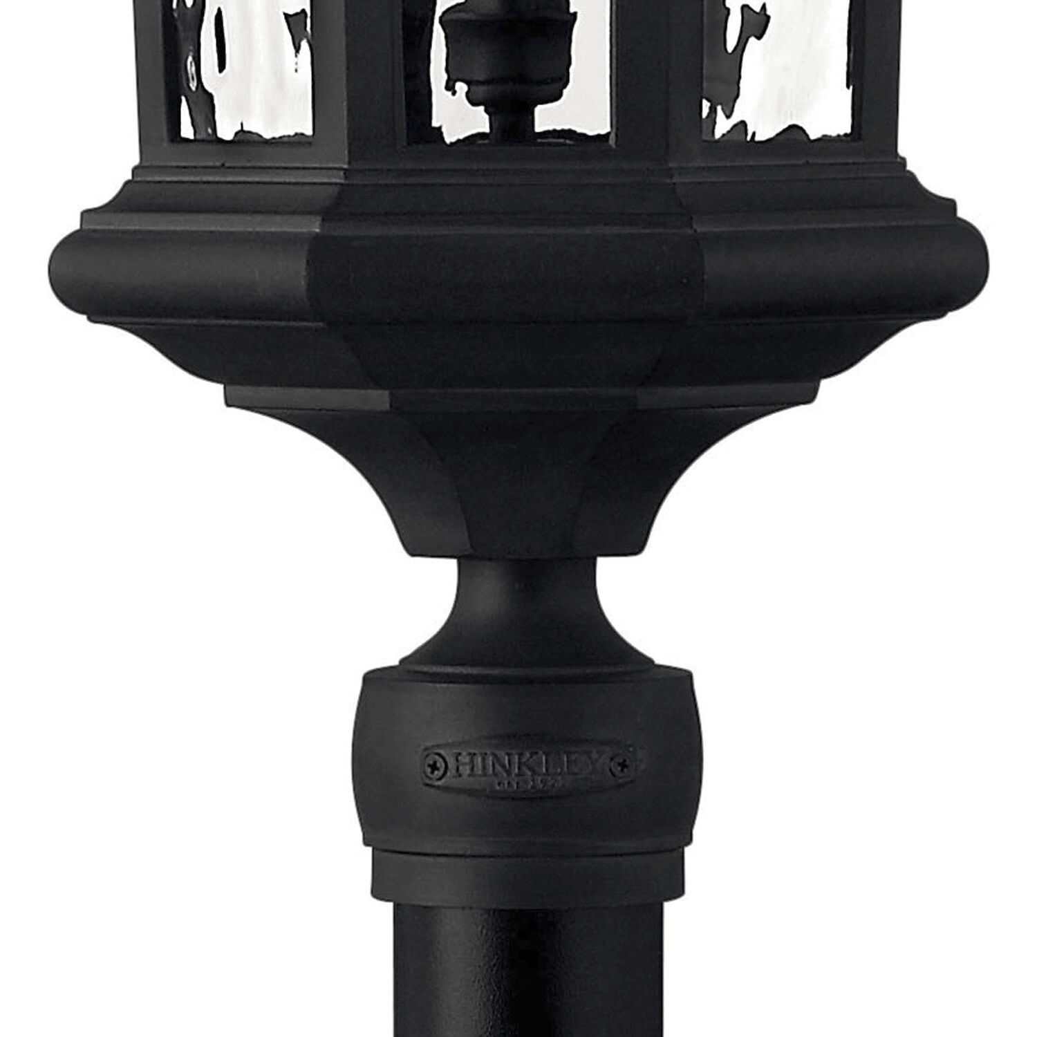 Estate Series Raley LED 26 inch Museum Black Outdoor Post Mount Lantern, Low Voltage