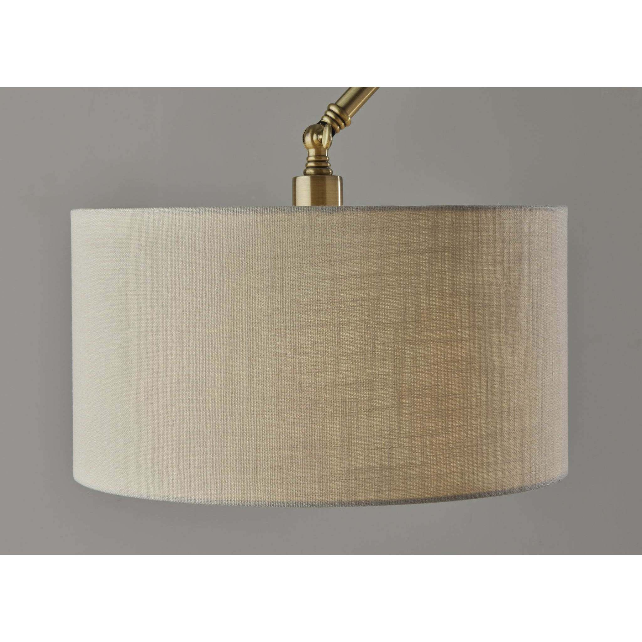 Willard 64 inch 100.00 watt Antique Brass Floor Lamp Portable Light