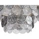Yep Cascada Pendant Ceiling Light in Smoke Plated Glass, 3 Tier