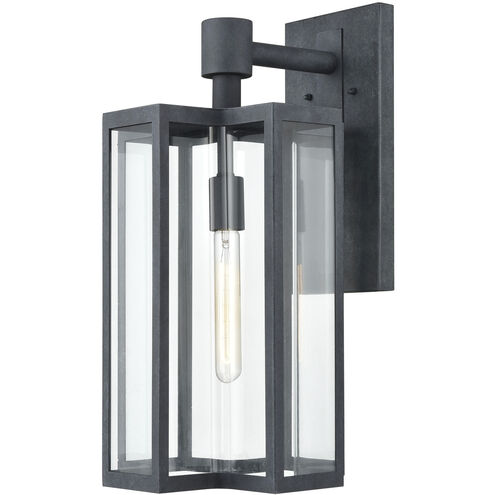 Bianca 1 Light 20 inch Aged Zinc Outdoor Wall Sconce