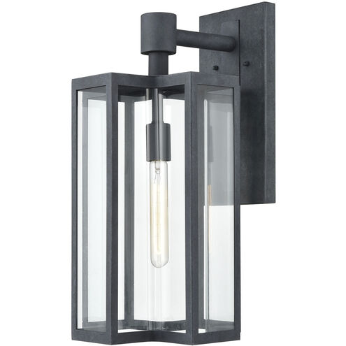 Bianca 1 Light 20 inch Aged Zinc Outdoor Sconce