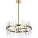Serena 14 Light 25 inch Satin Gold Pendant Ceiling Light