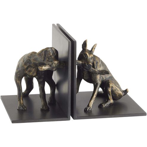 Marathon 6.25 X 5 inch Old World Bookends, Set of 2
