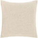 Leif 20 X 20 inch Ivory Pillow Kit, Square