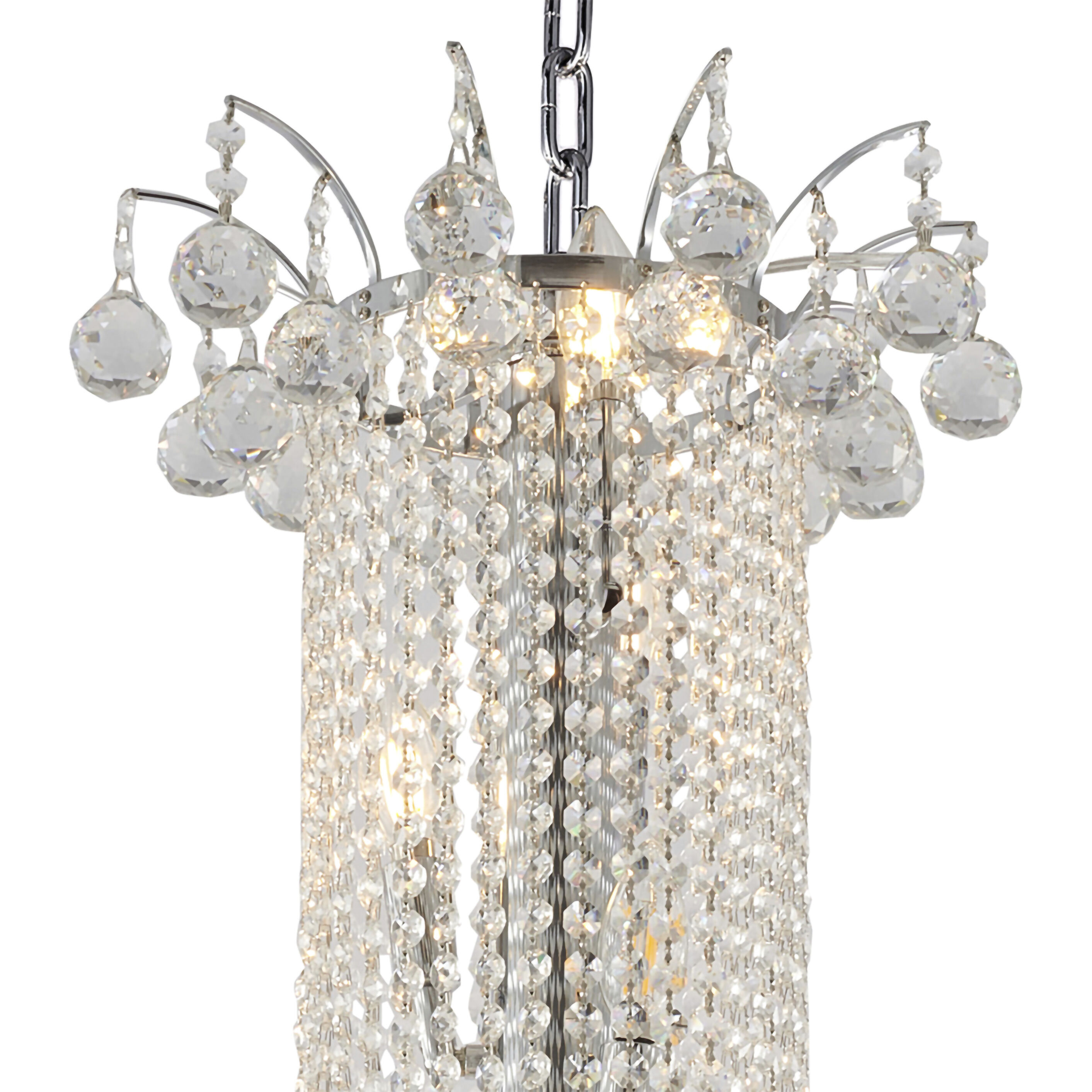 Canada 16 Light 35 inch Chrome Chandelier Ceiling Light