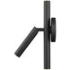 Forest LED 4.75 inch Matte Black Wall Sconce Wall Light