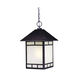 Artisan 1 Light 10 inch Architectural Bronze Exterior Hanging Lantern