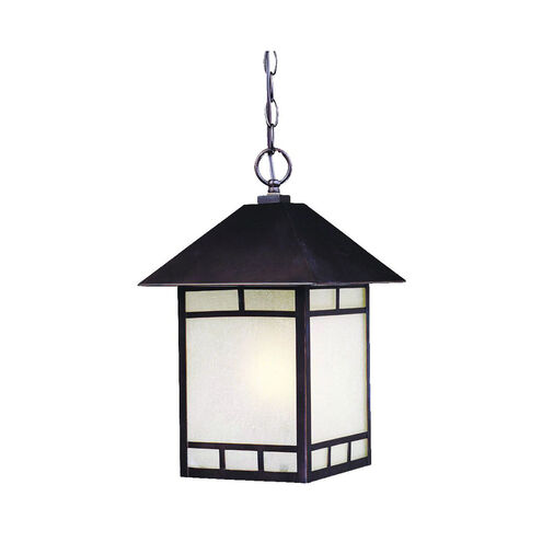 Artisan 1 Light 10 inch Architectural Bronze Exterior Hanging Lantern