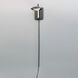 Scan LED Black and Satin Brass Wall Sconce Wall Light
