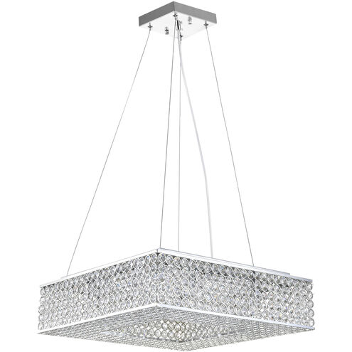 Dannie 8 Light 14 inch Chrome Island/Pool Table Light Ceiling Light