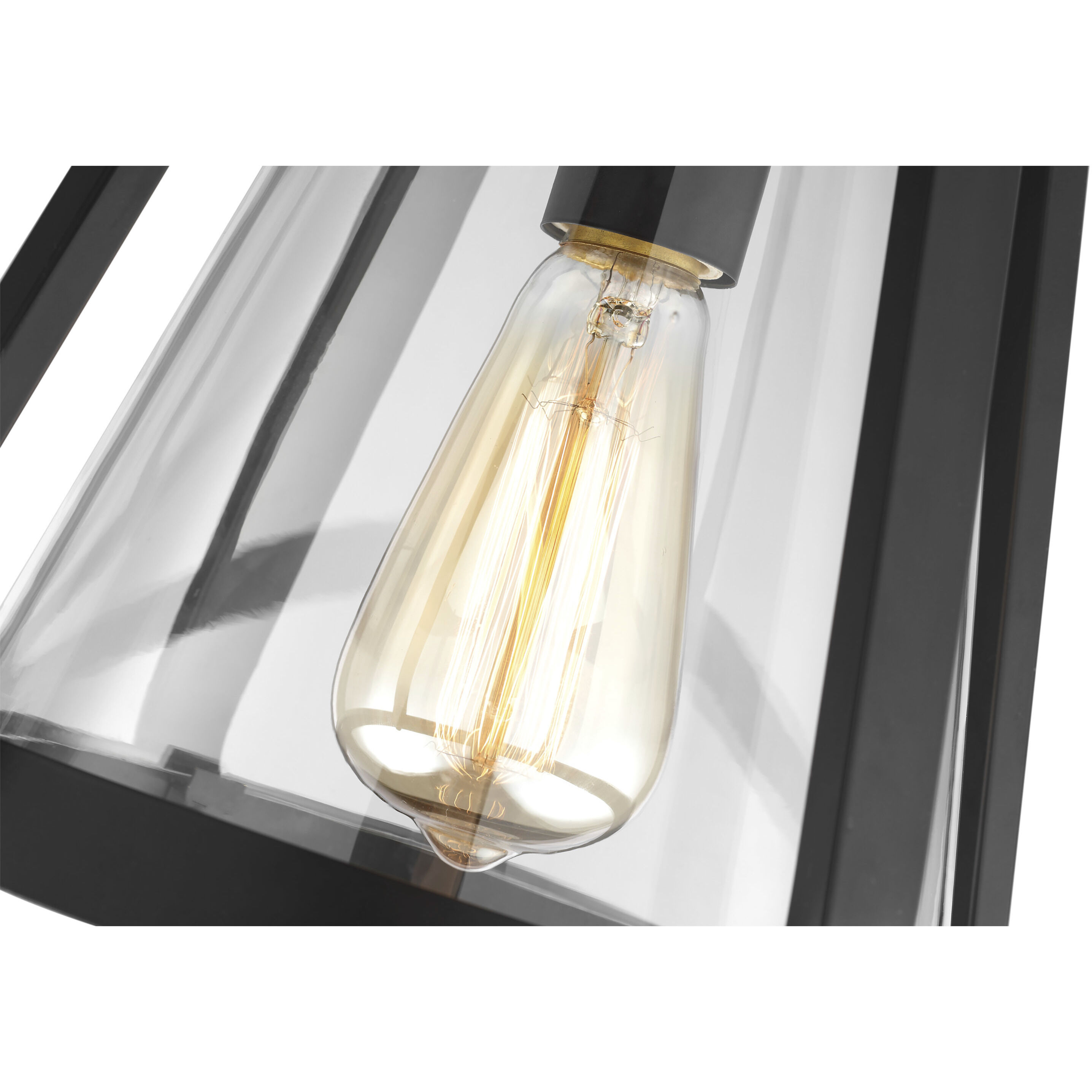 Everett 1 Light 10 inch Matte Black Bathroom Vanity Lights Wall Light