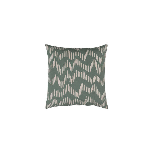 Somerset 20 X 20 inch Sage and Beige Throw Pillow