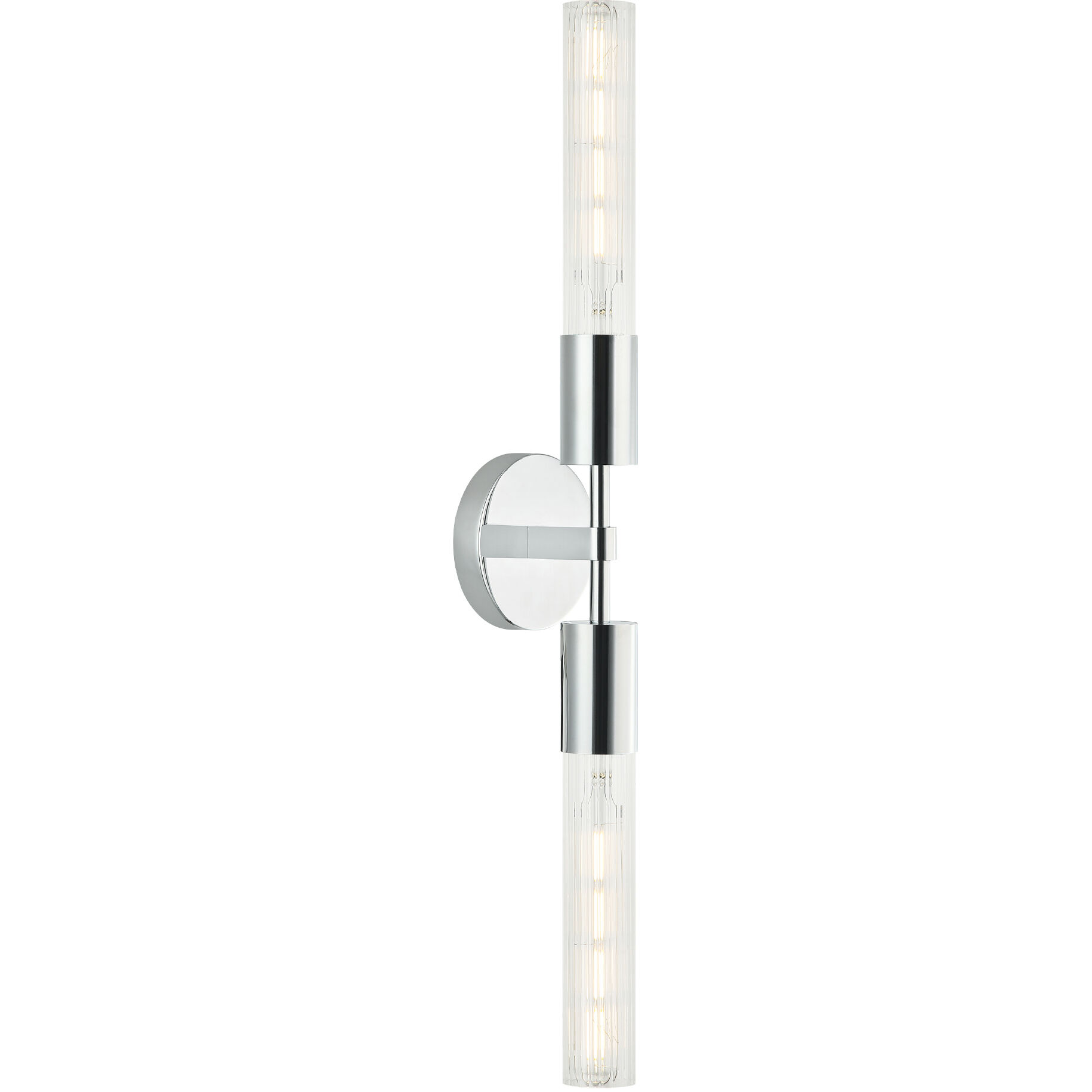 Lumière 2 Light 4.38 inch Chrome Bath Vanity Light Wall Light