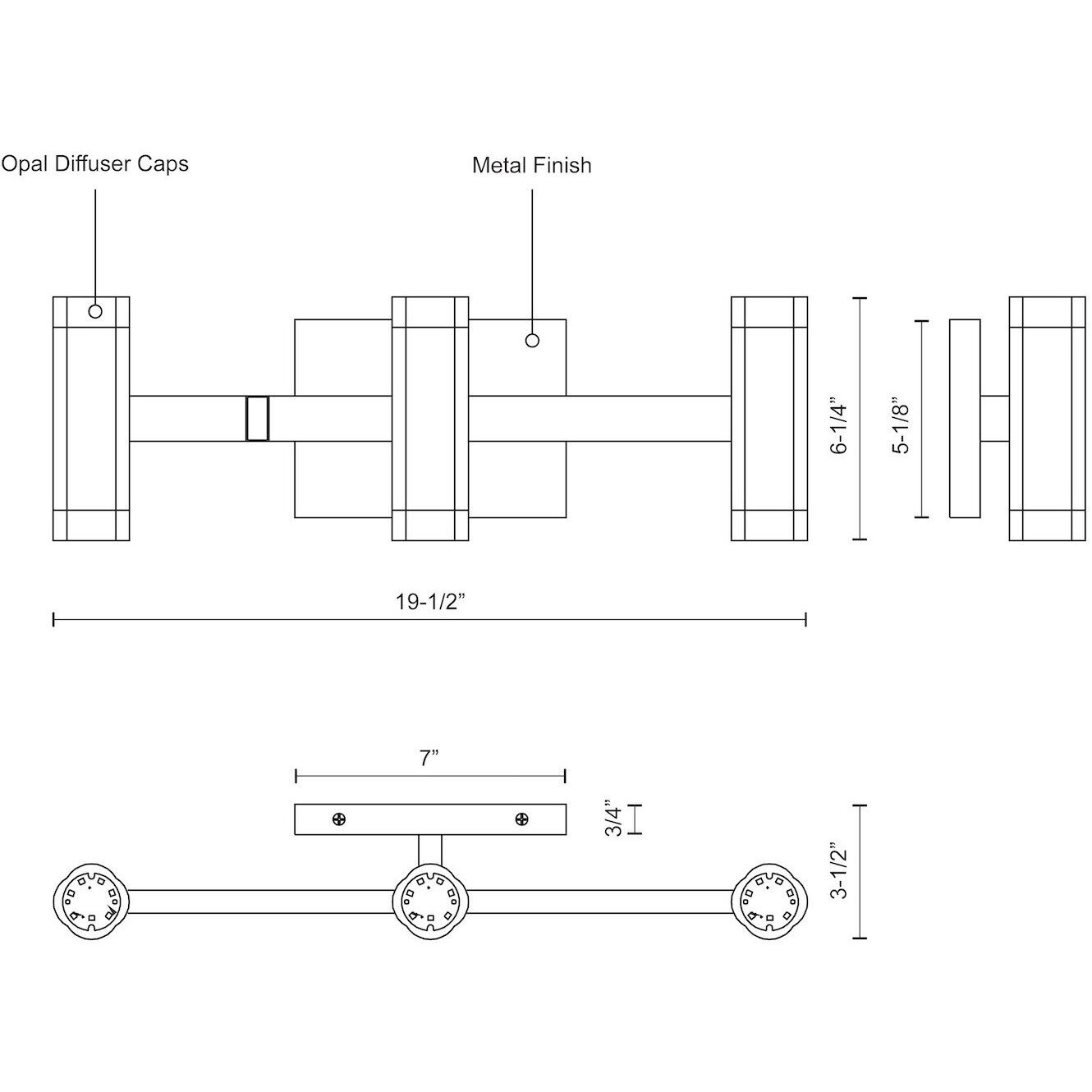 Brazen Bath Vanity Light Wall Light in Chrome