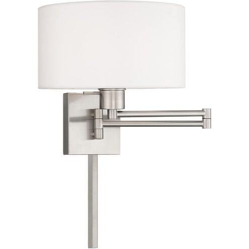 Allison 24 inch 100.00 watt Brushed Nickel Swing Arm Wall Lamp Wall Light