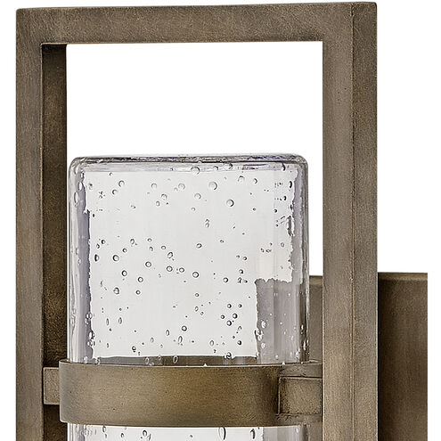 Cordillera Outdoor Wall Mount Lantern in Burnished Bronze, Medium