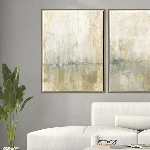 Morning Light Gray and Beige and Neutral Canvas