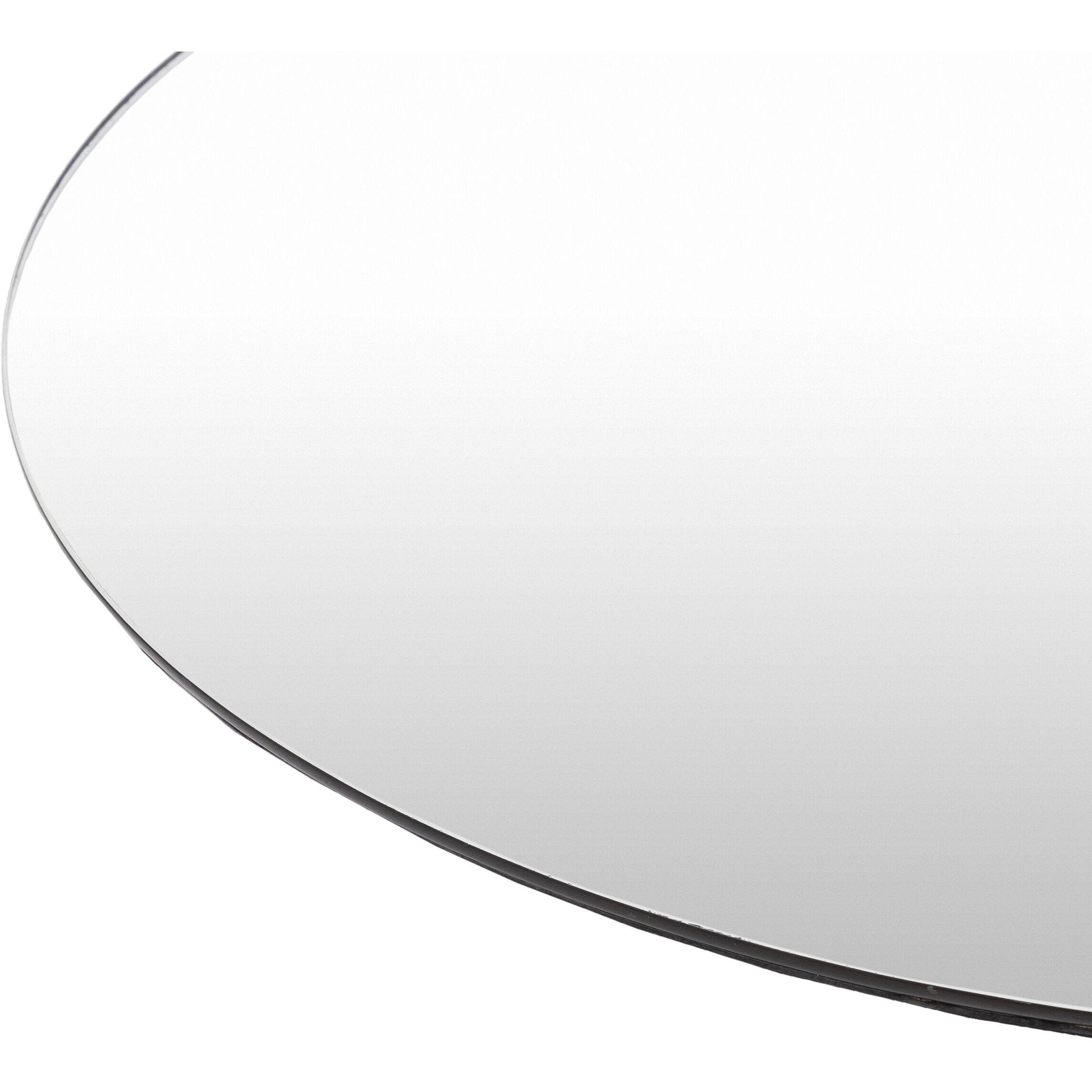 Anastasya 42 X 31.5 inch Light Grey Mirror, Round