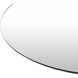 Anastasya 34 X 24 inch Light Grey Mirror, Round