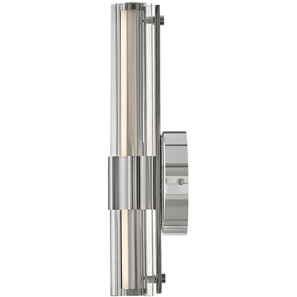 Georgette LED 5.25 inch Polished Nickel Bath Light Wall Light