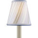 Marble Paper Lilac and Blue Agate 5 inch Tapered Chandelier Shade