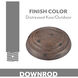 Aire Distress Koa Outdoor Down Rod in Distressed Koa Outdoor, 72