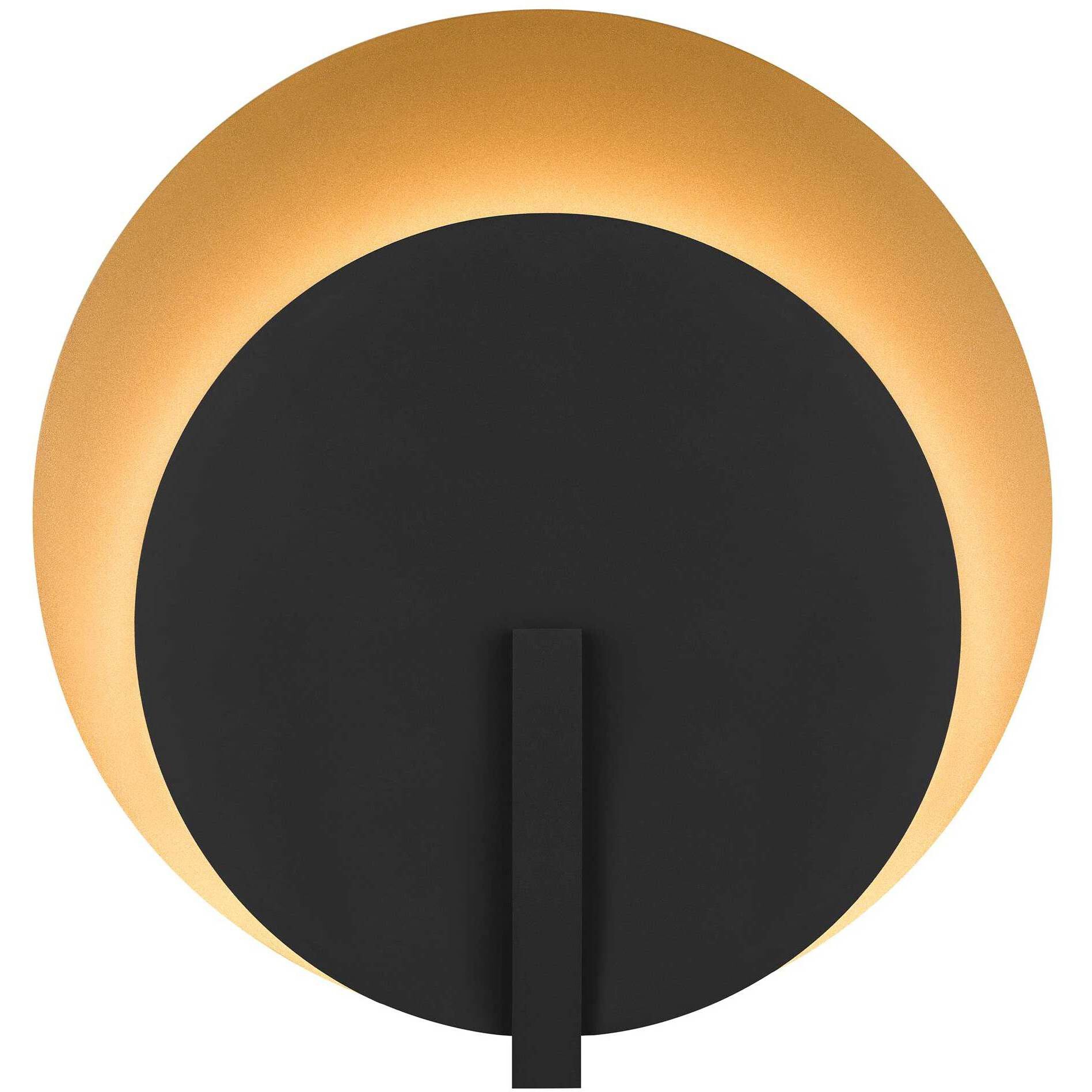 Eclipse LED 24.75 inch Sand Black Outdoor Wall Sconce