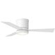 Clarity 42 42 inch Matte White Ceiling Fan