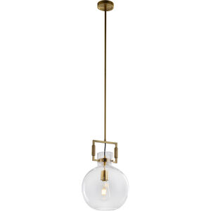 Canada 1 Light 10 inch Brass Single Pendant Lighting Ceiling Light