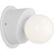 Kelly by Kelly Wearstler Nodes Sconce Wall Light in Matte White