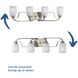 Wisten 4 Light 30 inch Brushed Nickel Bath Vanity Wall Light