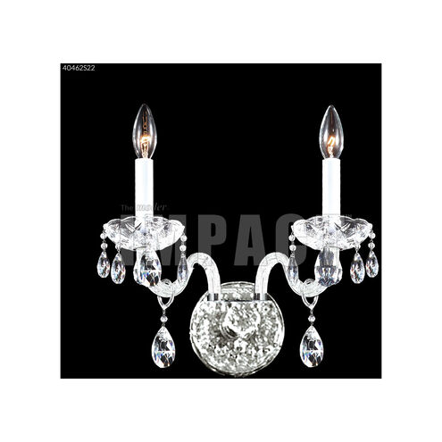 Palace Ice 2 Light 12 inch Silver Wall Sconce Wall Light