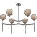 Gem LED Graphite Chandelier Ceiling Light, Round Belvedere