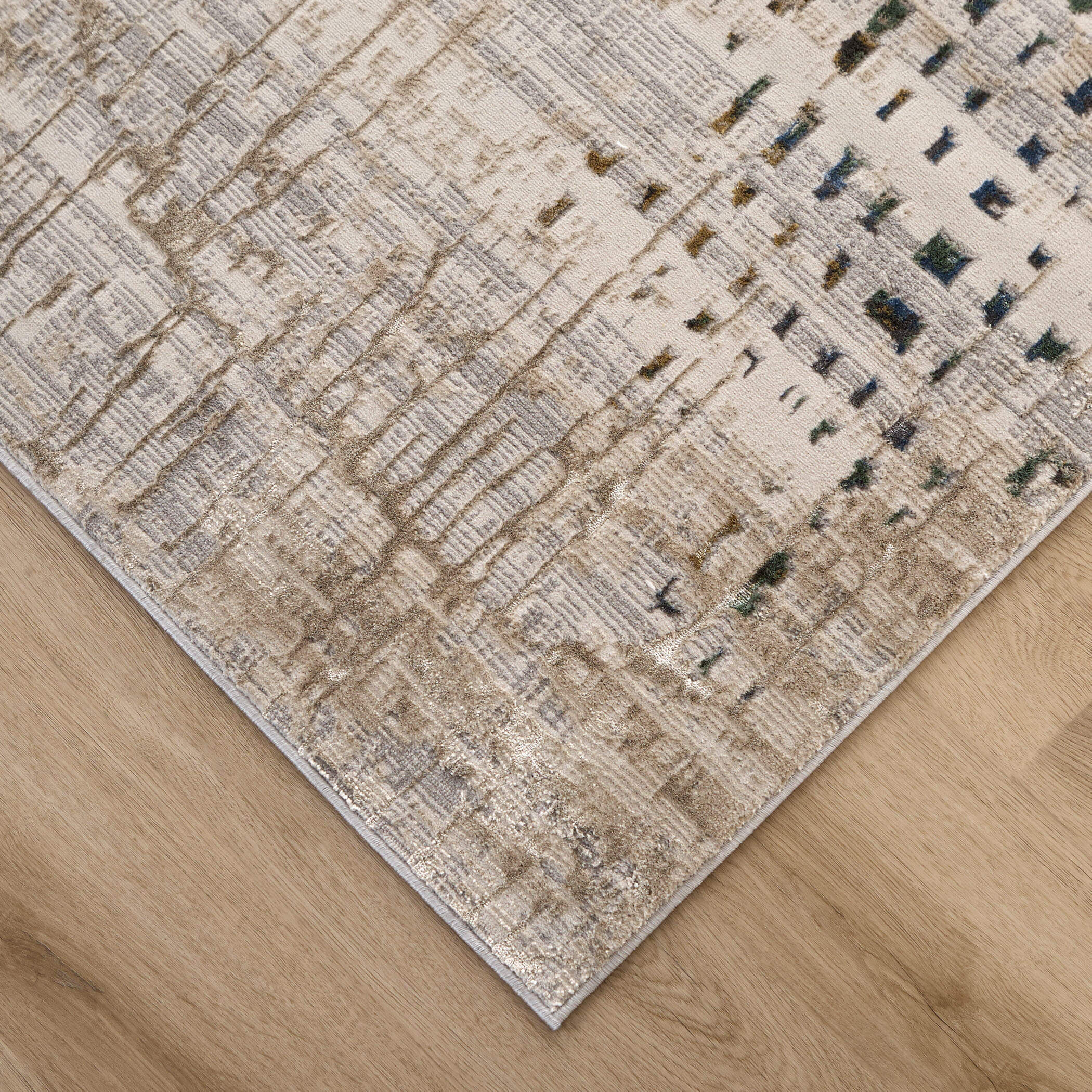 Zaria 36 X 24 inch Earth Tones Rug in 2 x 3