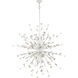 Adelaide 20 Light 59.5 inch Textured White with Clear Chandelier Ceiling Light