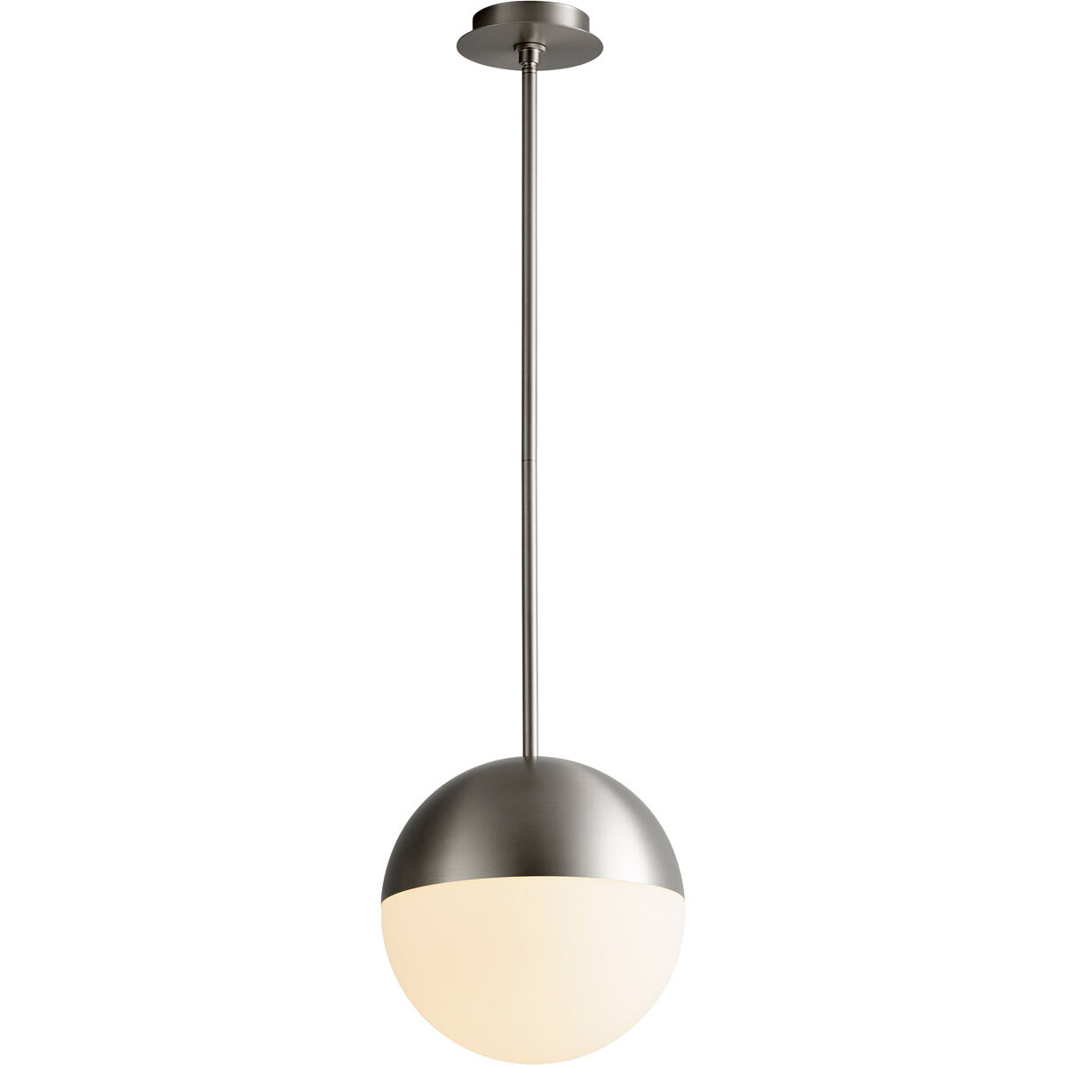 Mondo LED 12 inch Satin Nickel Pendant Ceiling Light