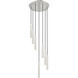 Forest LED 18 inch Brushed Nickel Chandelier Ceiling Light