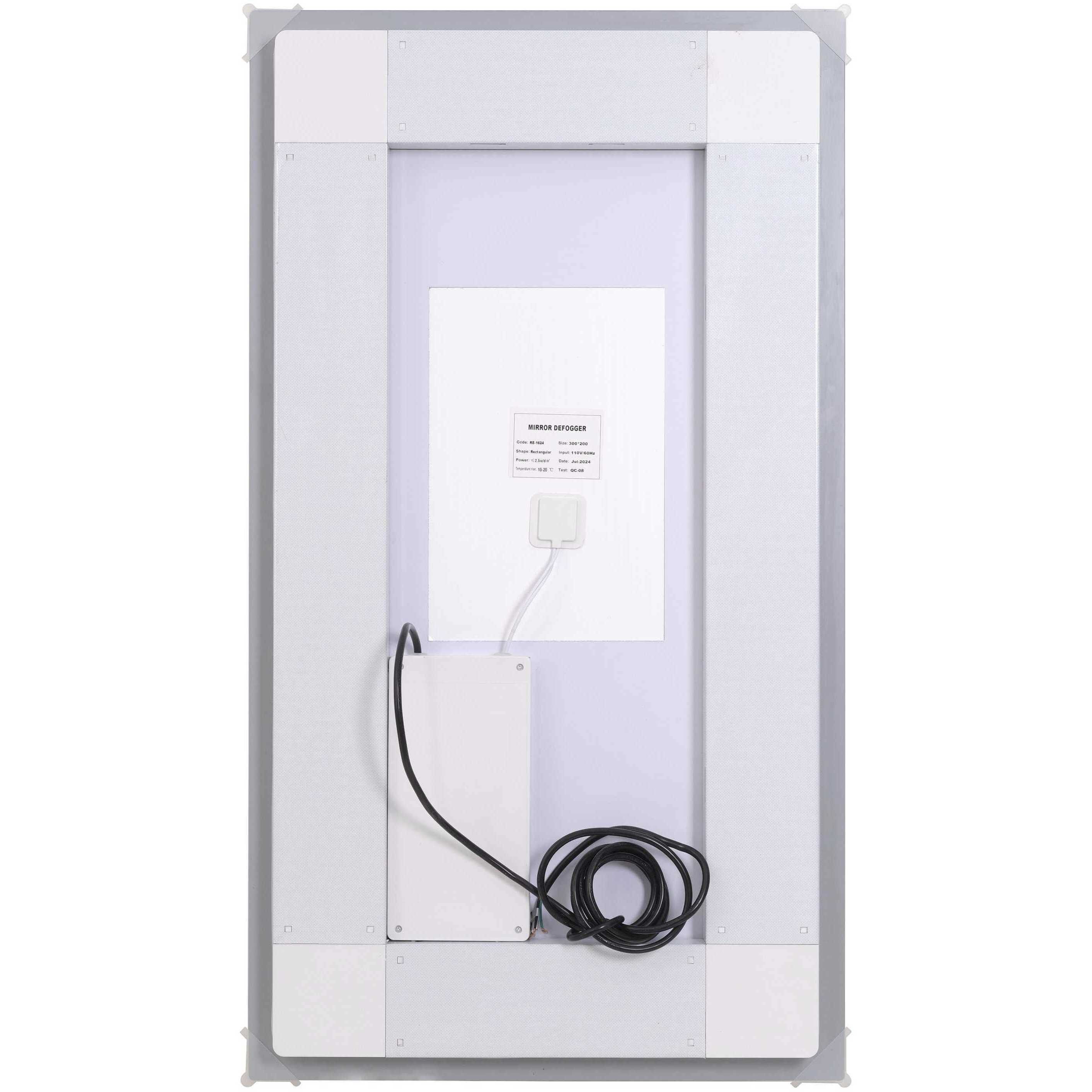 Riven 36 X 20 inch White LED Mirror