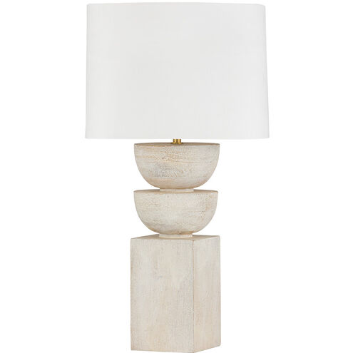 Gardiner 31 inch 25.00 watt Aged Brass Table Lamp Portable Light