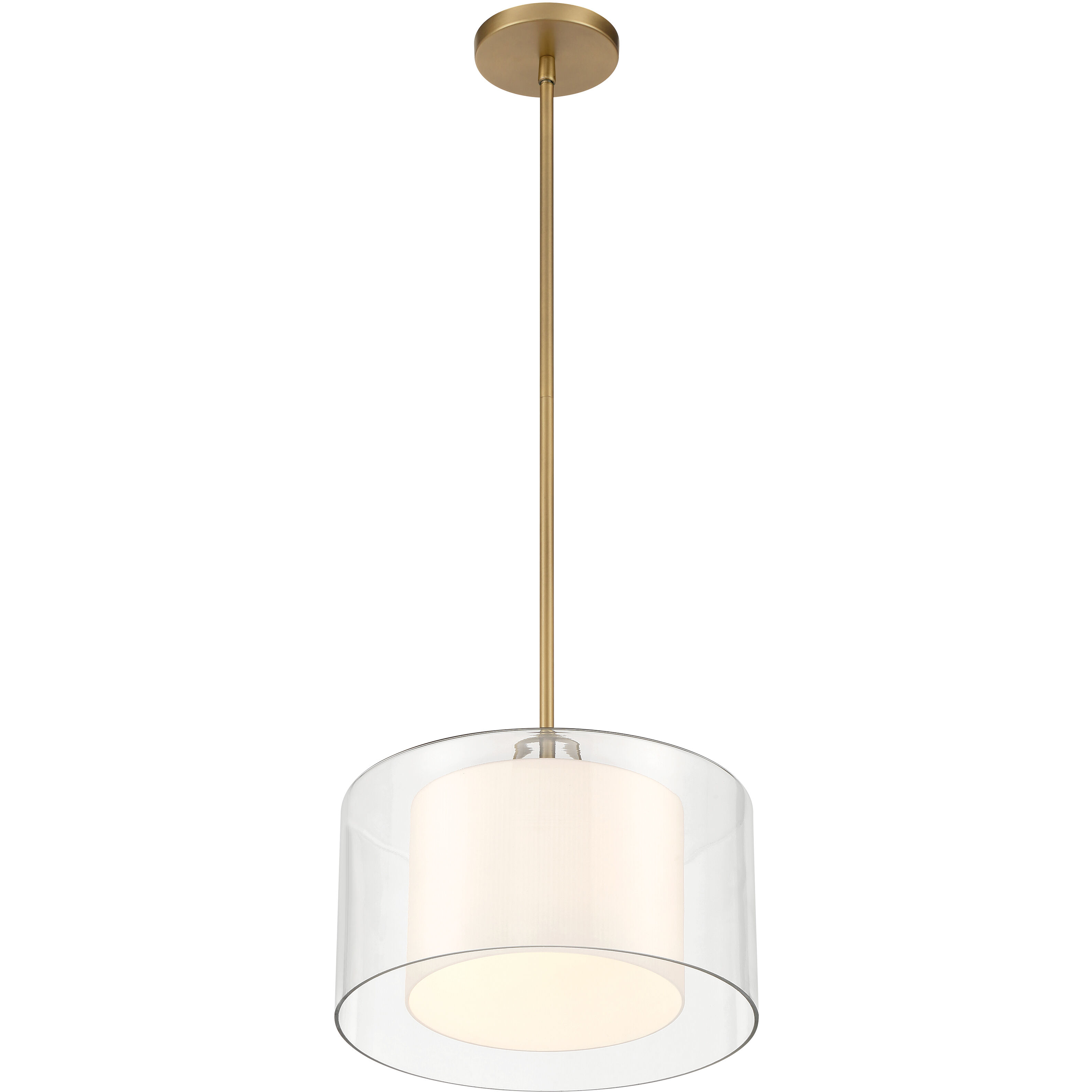 Seville 1 Light 12.75 inch Legacy Brass Convertible Pendant/Semi-Flush Mount Ceiling Light