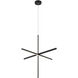 Crosley 3 Light 36 inch Matte Black Pendant Ceiling Light