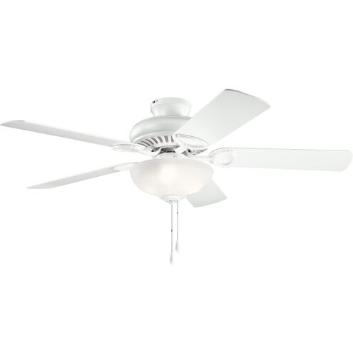 Sutter Place Select 52 inch Matte White Ceiling Fan