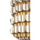 Swoon 6 Light 20 inch Antique Gold Foyer Ceiling Light, Smithsonian Collaboration