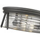 Cape Harbor 3 Light 16 inch Bronze Flush Mount Ceiling Light
