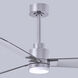 Atlas Alessandra-LK 42 inch Brushed Nickel Indoor/Outdoor Ceiling Fan