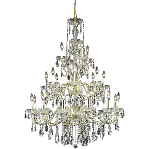 St. Francis 24 Light 36 inch Gold Foyer Ceiling Light in Royal Cut